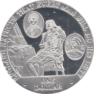 2007 SILVER PROOF ONE DOLLAR COOK ISLANDS - SILVER WORLD COINS - Cambridgeshire Coins