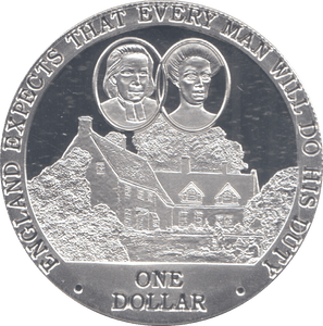 2007 SILVER PROOF ONE DOLLAR COOK ISLANDS - SILVER WORLD COINS - Cambridgeshire Coins