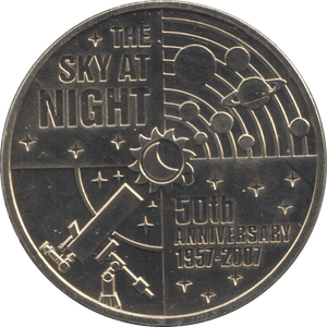 2007 SKY AT NIGHT SIR PATRICK MOORE MEDALLION - MEDALS & MEDALLIONS - Cambridgeshire Coins