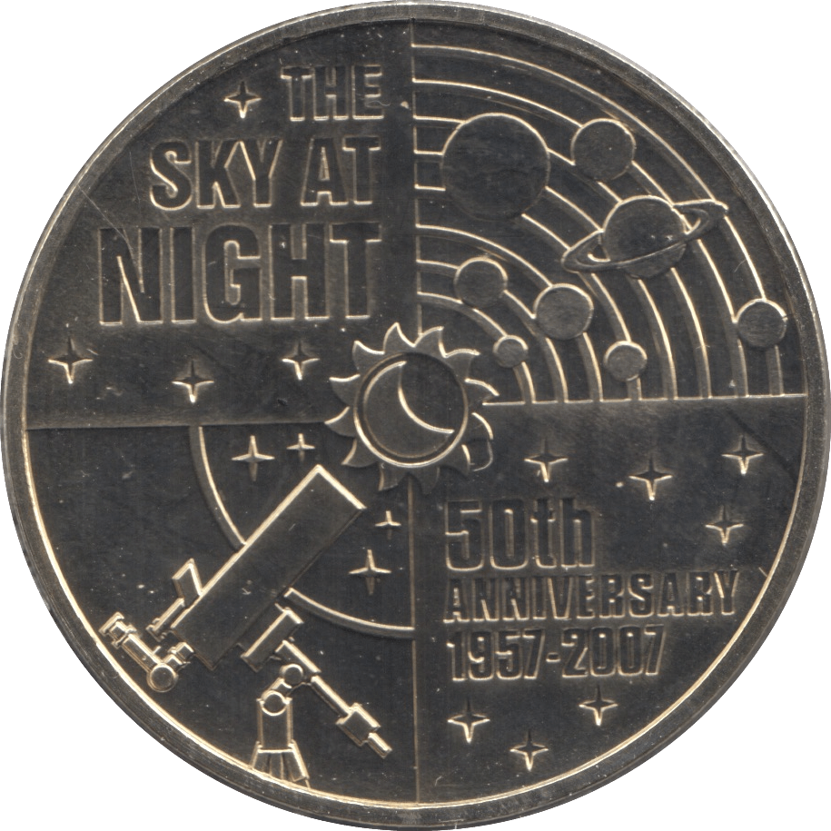 2007 SKY AT NIGHT SIR PATRICK MOORE MEDALLION - MEDALS & MEDALLIONS - Cambridgeshire Coins
