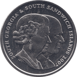 2007 TWO POUNDS SOUTH GEORGIA AND SOUTH SANDWICH ISLANDS - WORLD COINS - Cambridgeshire Coins