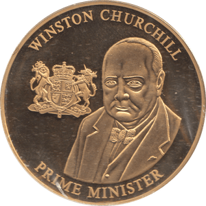 2007 WINSTON CHURCHILL LEADERS OF WORLD WAR II MEDALLION - MEDALS & MEDALLIONS - Cambridgeshire Coins