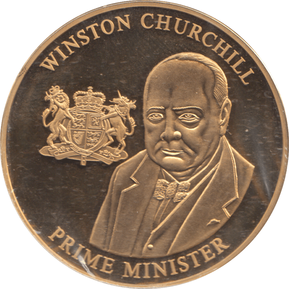 2007 WINSTON CHURCHILL LEADERS OF WORLD WAR II MEDALLION - MEDALS & MEDALLIONS - Cambridgeshire Coins