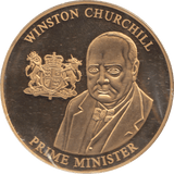 2007 WINSTON CHURCHILL LEADERS OF WORLD WAR II MEDALLION - MEDALS & MEDALLIONS - Cambridgeshire Coins