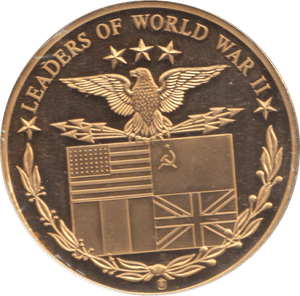 2007 WINSTON CHURCHILL LEADERS OF WORLD WAR II MEDALLION - MEDALS & MEDALLIONS - Cambridgeshire Coins