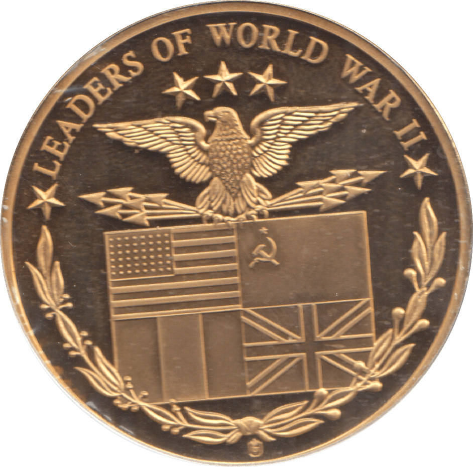 2007 WINSTON CHURCHILL LEADERS OF WORLD WAR II MEDALLION - MEDALS & MEDALLIONS - Cambridgeshire Coins