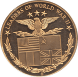 2007 WINSTON CHURCHILL LEADERS OF WORLD WAR II MEDALLION - MEDALS & MEDALLIONS - Cambridgeshire Coins