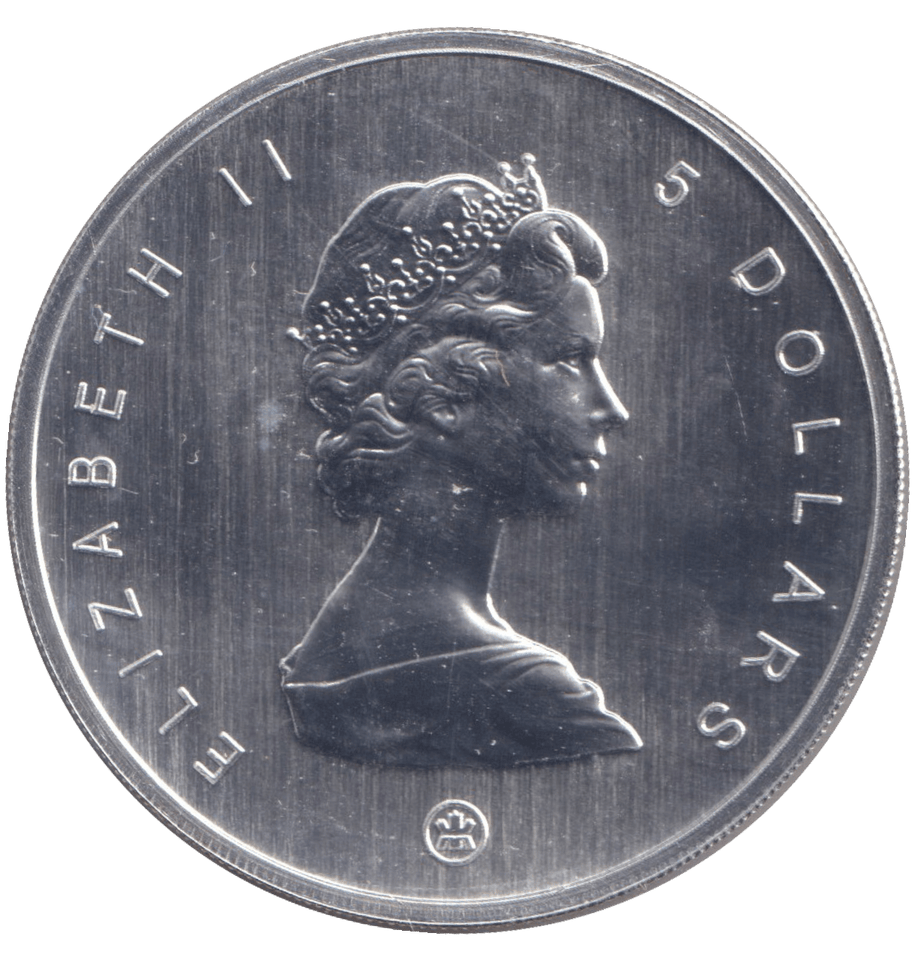 2008 1 OZ SILVER FIVE DOLLAR CANADA MAPLE LEAF - WORLD COINS - Cambridgeshire Coins