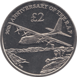 2008 2 POUND 90TH ANNIVERSARY OF THE RAF ( BU ) - WORLD COINS - Cambridgeshire Coins