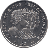 2008 2 POUND OLDEST REIGNING BRITISH MONARCH ( BU ) - WORLD COINS - Cambridgeshire Coins