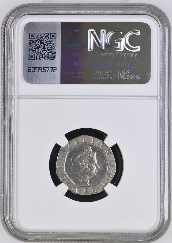 2008 20P Obverse Undated Mule MS 63 - NGC OTHER COINS - Cambridgeshire Coins