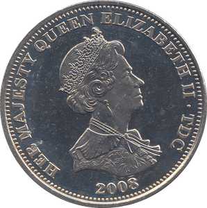 2008 £5 COMMEMORATIVE ACCESSION OF ELIZABETH I ( BU ) - £5 BU - Cambridgeshire Coins