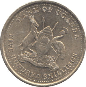 2008 500 SHILLINGS UGANDA - WORLD COINS - Cambridgeshire Coins