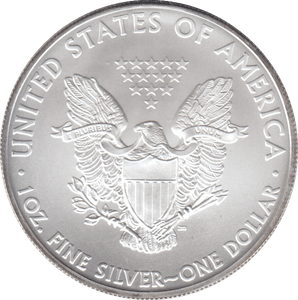 2008 AMERICAN EAGLE SILVER DOLLAR 1 OZ FINE SILVER - WORLD COINS - Cambridgeshire Coins