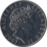 2008 BRILLIANT UNCIRCULATED PRINCESS DIANA COMMEMORATIVE £5 ALDERNEY - WORLD COINS - Cambridgeshire Coins
