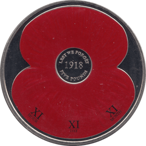 2008 BU JERSEY LEST WE FORGET COIN FIVE POUNDS - WORLD COINS - Cambridgeshire Coins