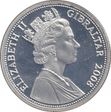 2008 CROWN SILVER PROOF - WORLD COINS - Cambridgeshire Coins