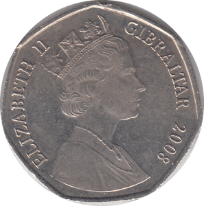 2008 EUROPE LADY 50P - WORLD COINS - Cambridgeshire Coins