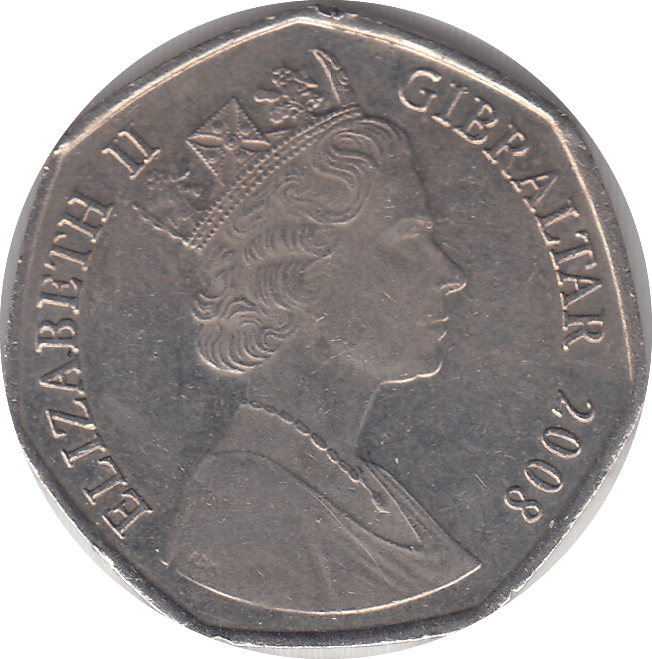 2008 EUROPE LADY 50P - WORLD COINS - Cambridgeshire Coins