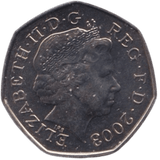 2008 FIFTY PENCE ( BU ) - 50p BU - Cambridgeshire Coins