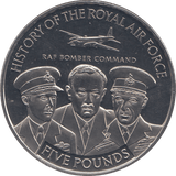 2008 FIVE POUNDS HISTORY OF THE ROYAL AIR FORCE RAF BOMBER COMMAND - WORLD COINS - Cambridgeshire Coins