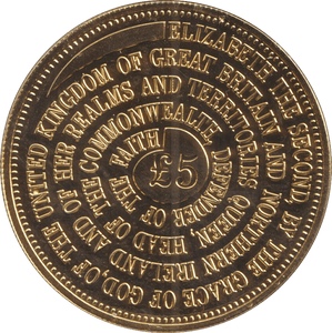 2008 FIVE POUNDS H.M QUEEN ELIZABETH - WORLD COINS - Cambridgeshire Coins