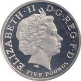 2008 FIVE POUNDS SILVER PROOF CHARLES - SILVER WORLD COINS - Cambridgeshire Coins