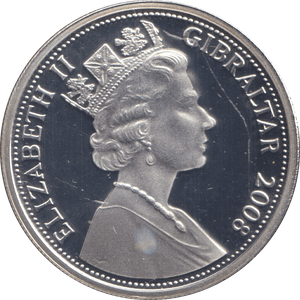 2008 FIVE POUNDS SILVER PROOF HENRY VIII - SILVER WORLD COINS - Cambridgeshire Coins
