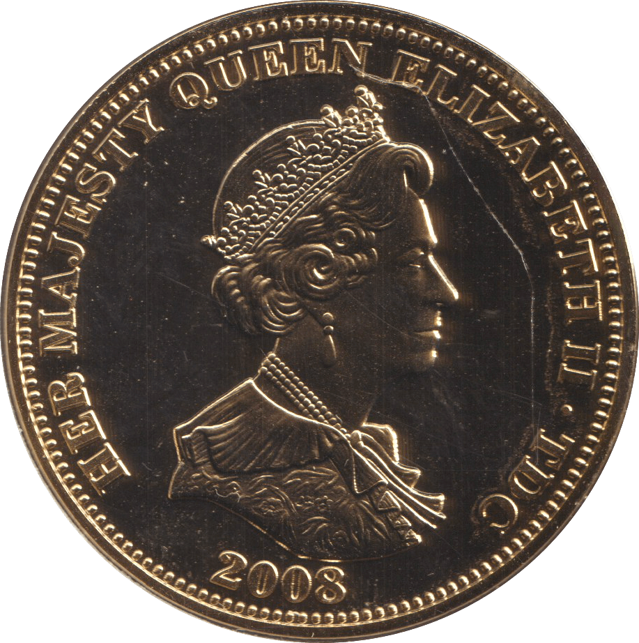 2008 FIVE POUNDS ST GEORGE AND THE DRAGON - WORLD COINS - Cambridgeshire Coins