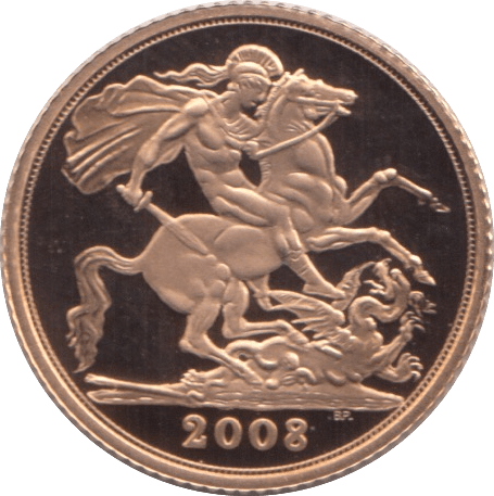 2008 GOLD HALF SOVEREIGN ( PROOF ) - HALF SOVEREIGN - Cambridgeshire Coins