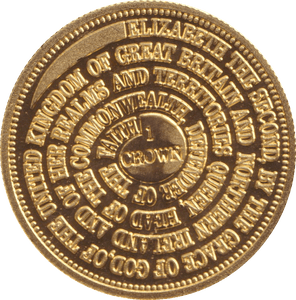 2008 GOLD PROOF ONE CROWN TRISTAN DA CUNHA - GOLD WORLD COINS - Cambridgeshire Coins