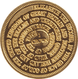 2008 GOLD PROOF ONE CROWN TRISTAN DA CUNHA - GOLD WORLD COINS - Cambridgeshire Coins