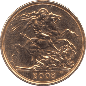 2008 GOLD SOVEREIGN ( BU ) - SOVEREIGN - Cambridgeshire Coins