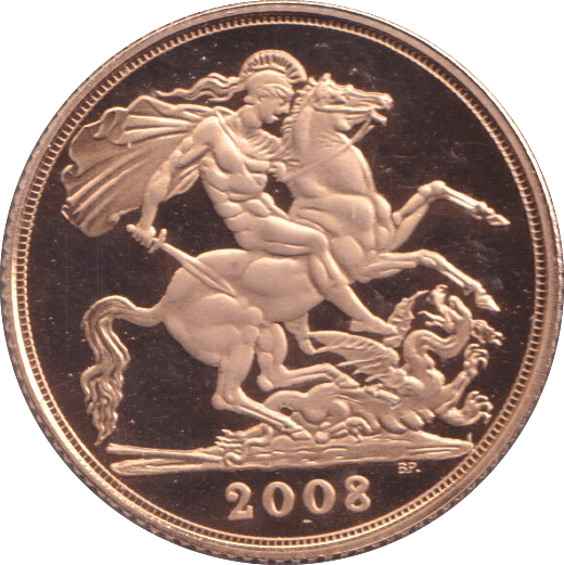 2008 GOLD SOVEREIGN ( PROOF ) - SOVEREIGN - Cambridgeshire Coins