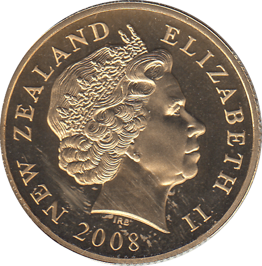 2008 NEW ZEALAND 1 DOLLAR PROOF - WORLD COINS - Cambridgeshire Coins