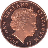 2008 NEW ZEALAND 10 CENT PROOF - WORLD COINS - Cambridgeshire Coins