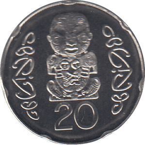 2008 NEW ZEALAND 20 CENT PROOF - WORLD COINS - Cambridgeshire Coins