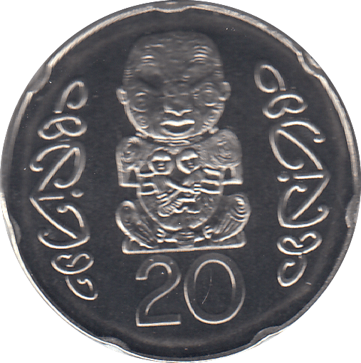 2008 NEW ZEALAND 20 CENT PROOF - WORLD COINS - Cambridgeshire Coins