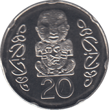 2008 NEW ZEALAND 20 CENT PROOF - WORLD COINS - Cambridgeshire Coins