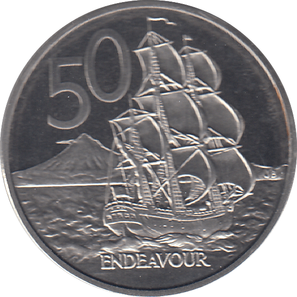 2008 NEW ZEALAND 50 CENT PROOF - WORLD COINS - Cambridgeshire Coins