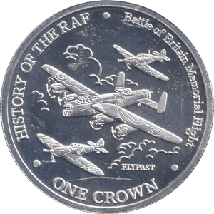 2008 ONE CROWN BATTLE OF BRITAIN GIBRALTAR PROOF - WORLD COINS - Cambridgeshire Coins