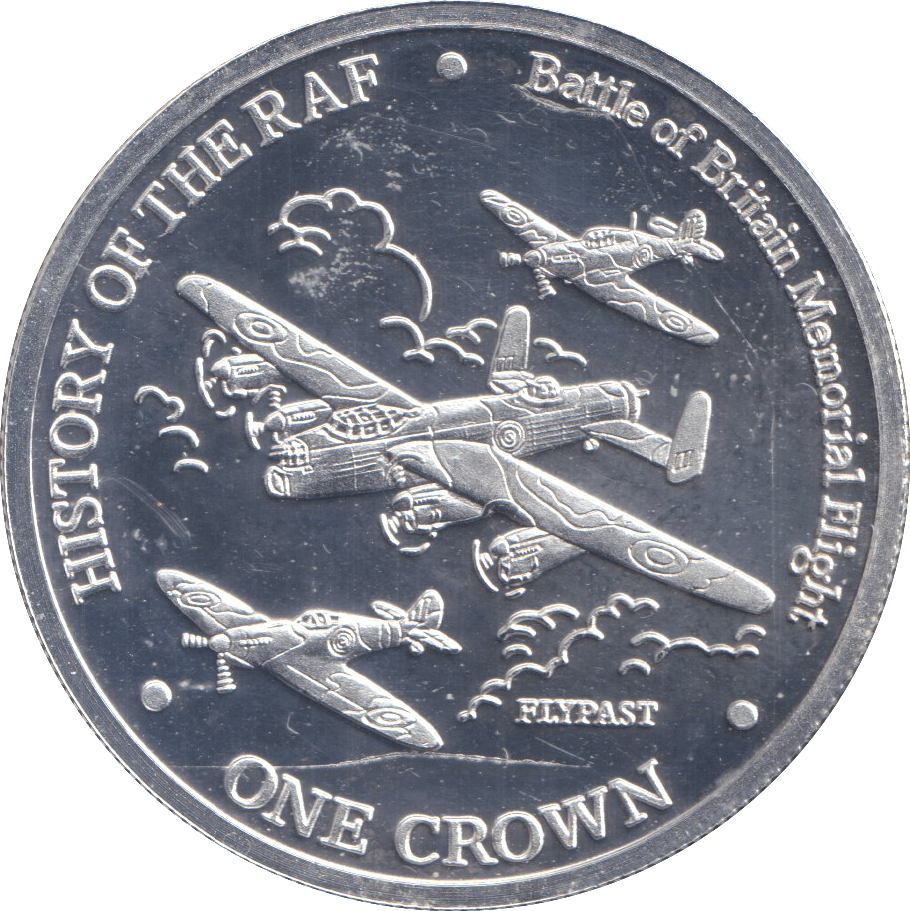 2008 ONE CROWN BATTLE OF BRITAIN GIBRALTAR PROOF - WORLD COINS - Cambridgeshire Coins