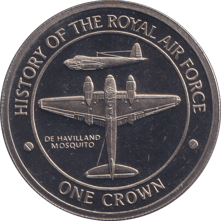 2008 ONE CROWN HISTORY OF THE RAF - DE HAVILLAND MOSQUITO - CROWN - Cambridgeshire Coins