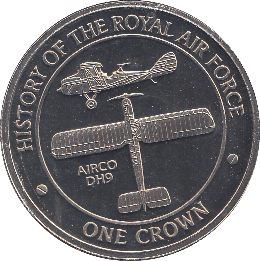 2008 ONE CROWN HISTORY OF THE ROYAL AIR FORCE ( BU ) - WORLD COINS - Cambridgeshire Coins