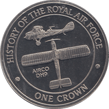 2008 ONE CROWN HISTORY OF THE ROYAL AIR FORCE ( BU ) - WORLD COINS - Cambridgeshire Coins