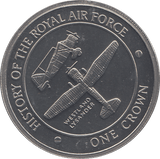 2008 ONE CROWN HISTORY OF THE ROYAL AIR FORCE ( BU ) - WORLD COINS - Cambridgeshire Coins