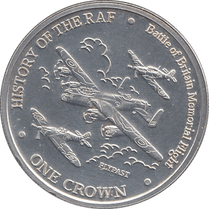 2008 ONE CROWN HISTORY OF THE ROYAL AIR FORCE ( BU ) - WORLD COINS - Cambridgeshire Coins