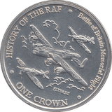 2008 ONE CROWN HISTORY OF THE ROYAL AIR FORCE ( BU ) - WORLD COINS - Cambridgeshire Coins