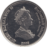 2008 ONE CROWN STOLTENHOFF ISLAND TRISTAN DA CUNHA - WORLD COINS - Cambridgeshire Coins