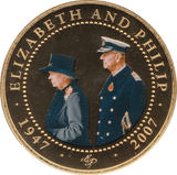 2008 ONE DOLLAR BU COOK ISLANDS ELIZABETH AND PHILIP 6 - WORLD COINS - Cambridgeshire Coins